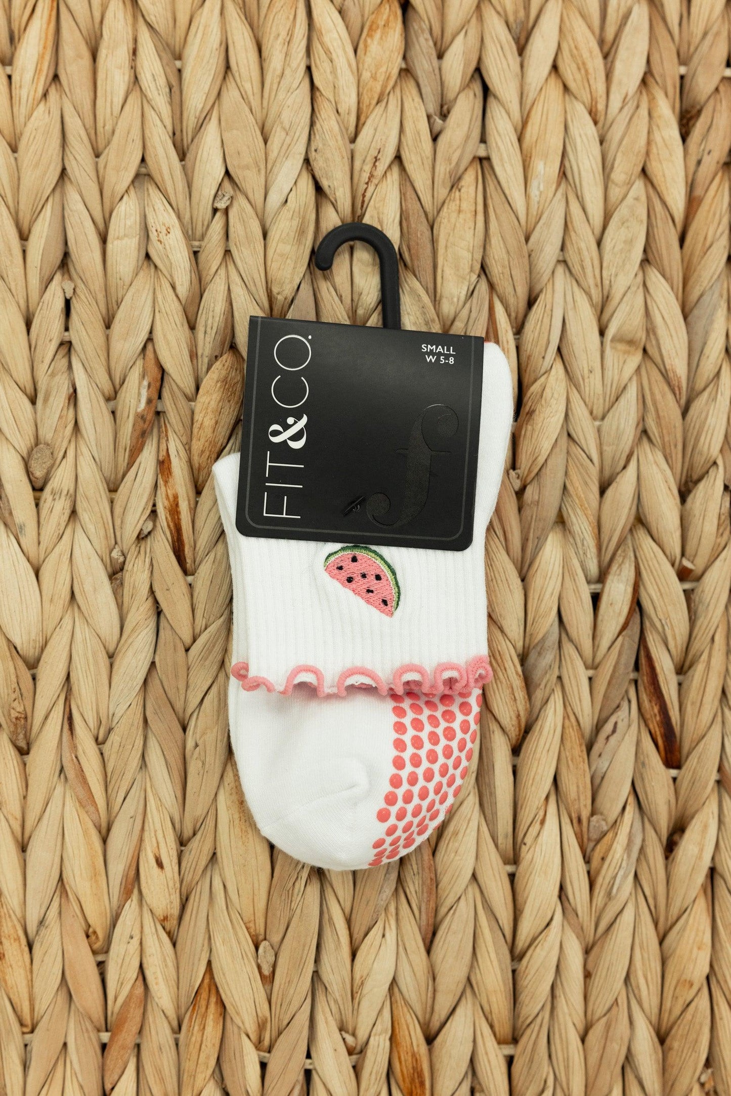 Watermelon Ruffle Grippy Socks - Fit & CO