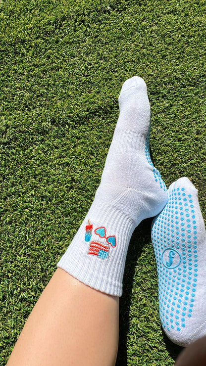 'Merica Short Crew Grip socks