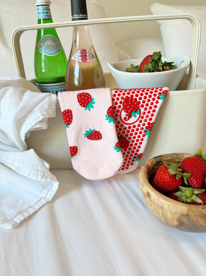 Strawberry Shortcake Pilates Grip Socks - Ankle