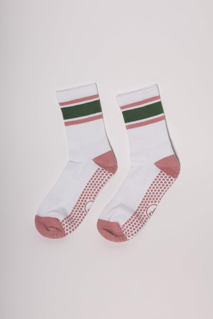Matcha Rose Latte Grippy Socks - Fit & CO