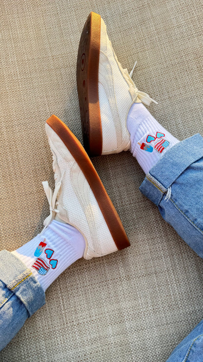 'Merica Short Crew Grip socks