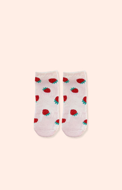Strawberry Shortcake Pilates Grip Socks - Ankle