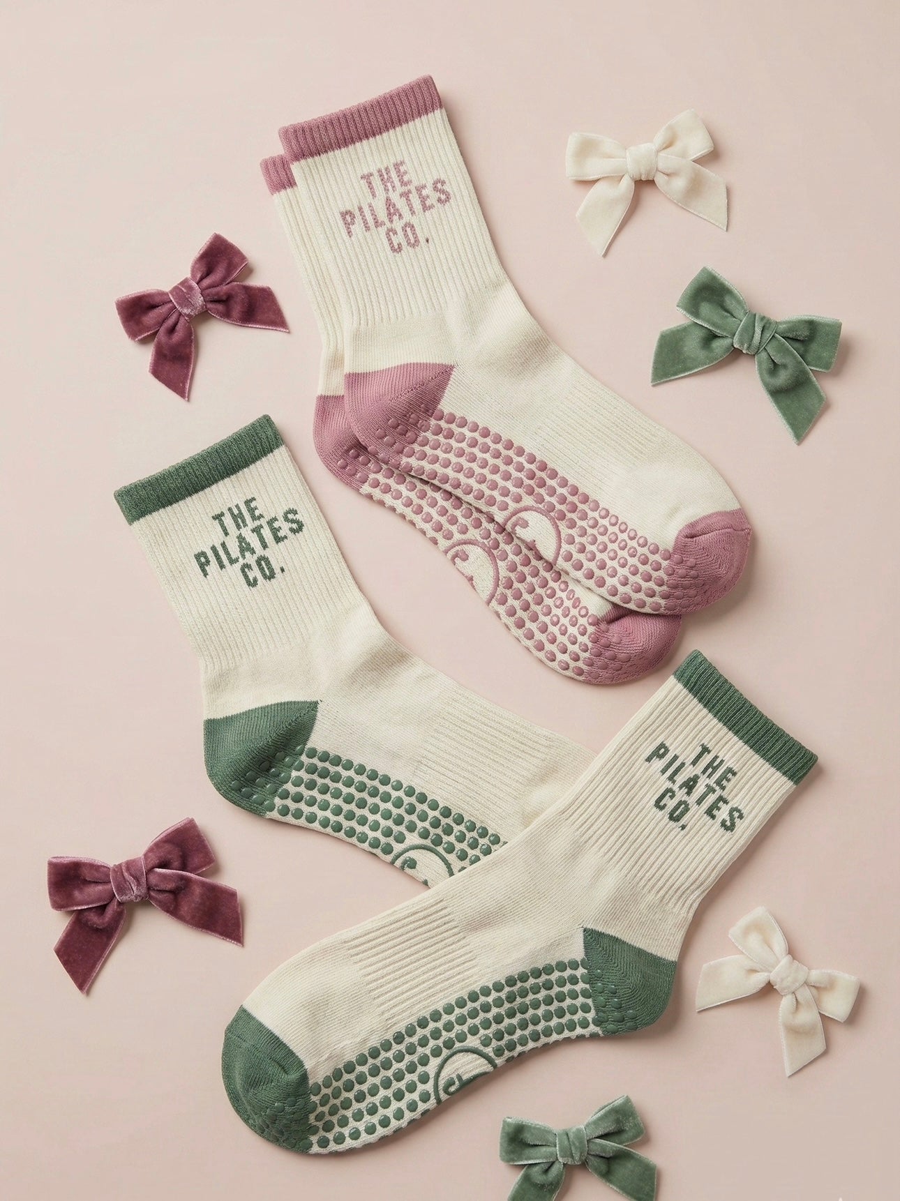The Pilates Co. Grip Socks -Sage