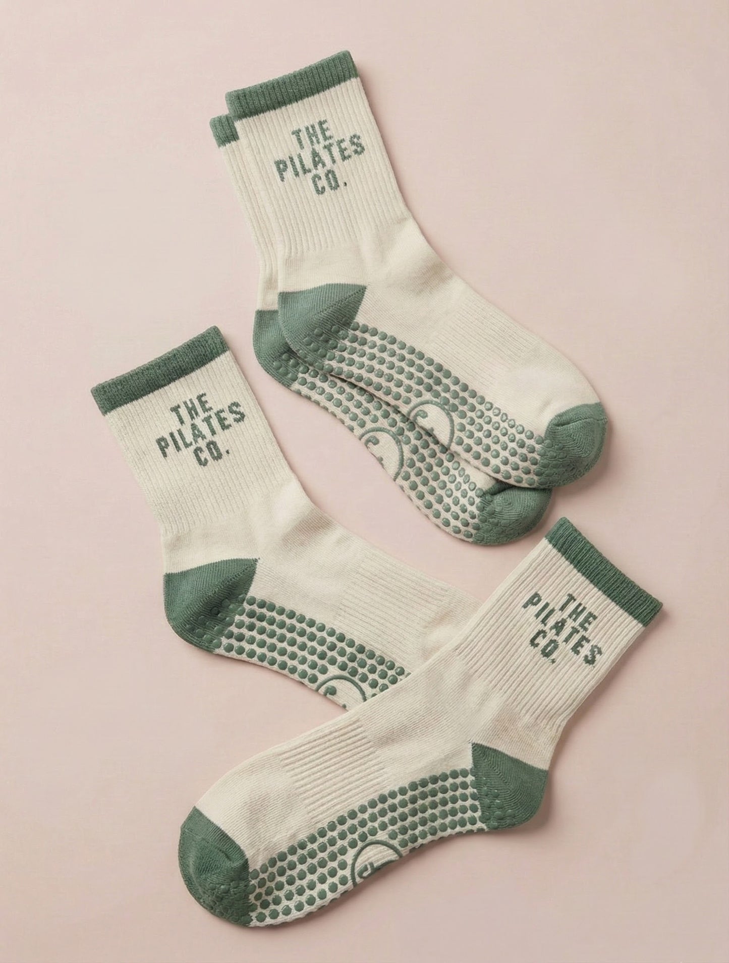 The Pilates Co. Grip Socks -Sage