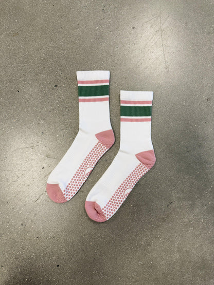 Matcha Rose Latte Grippy Socks - Fit & CO