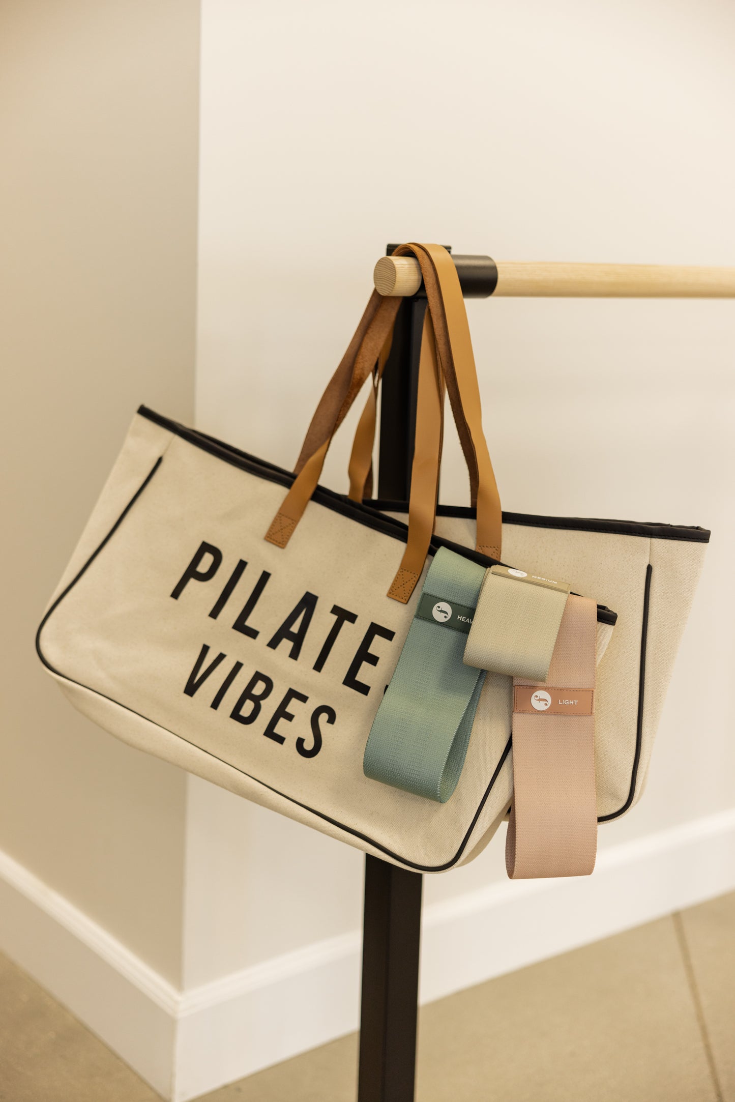 Pilates Hundred/Vibes Canvas Bag