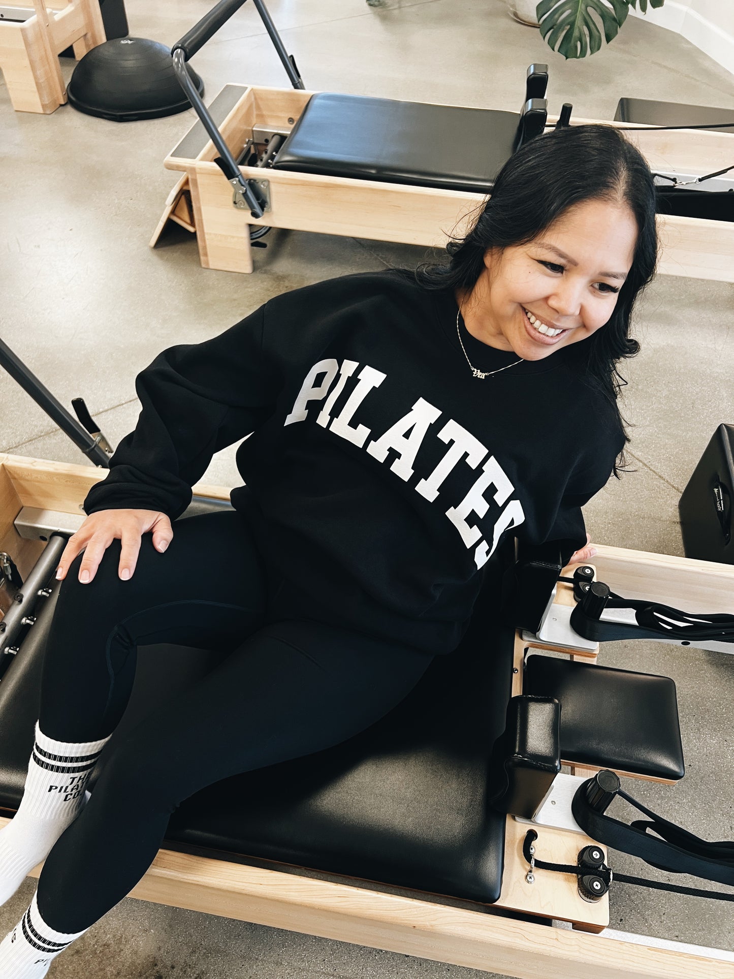 PILATES Crewneck — Black