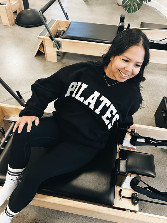 PILATES Crewneck — Black