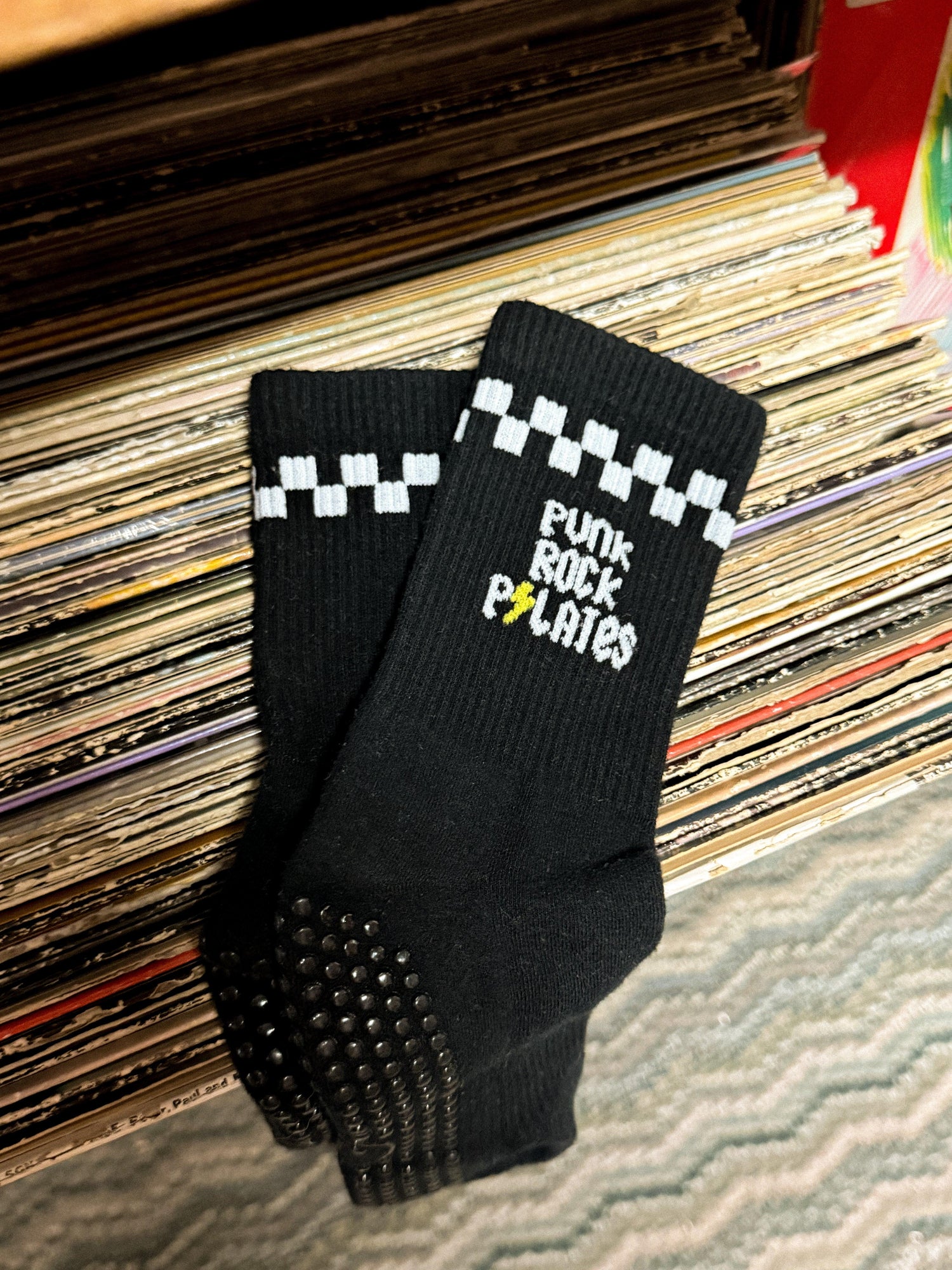Punk Rock Pilates Grippy Socks - Fit & CO