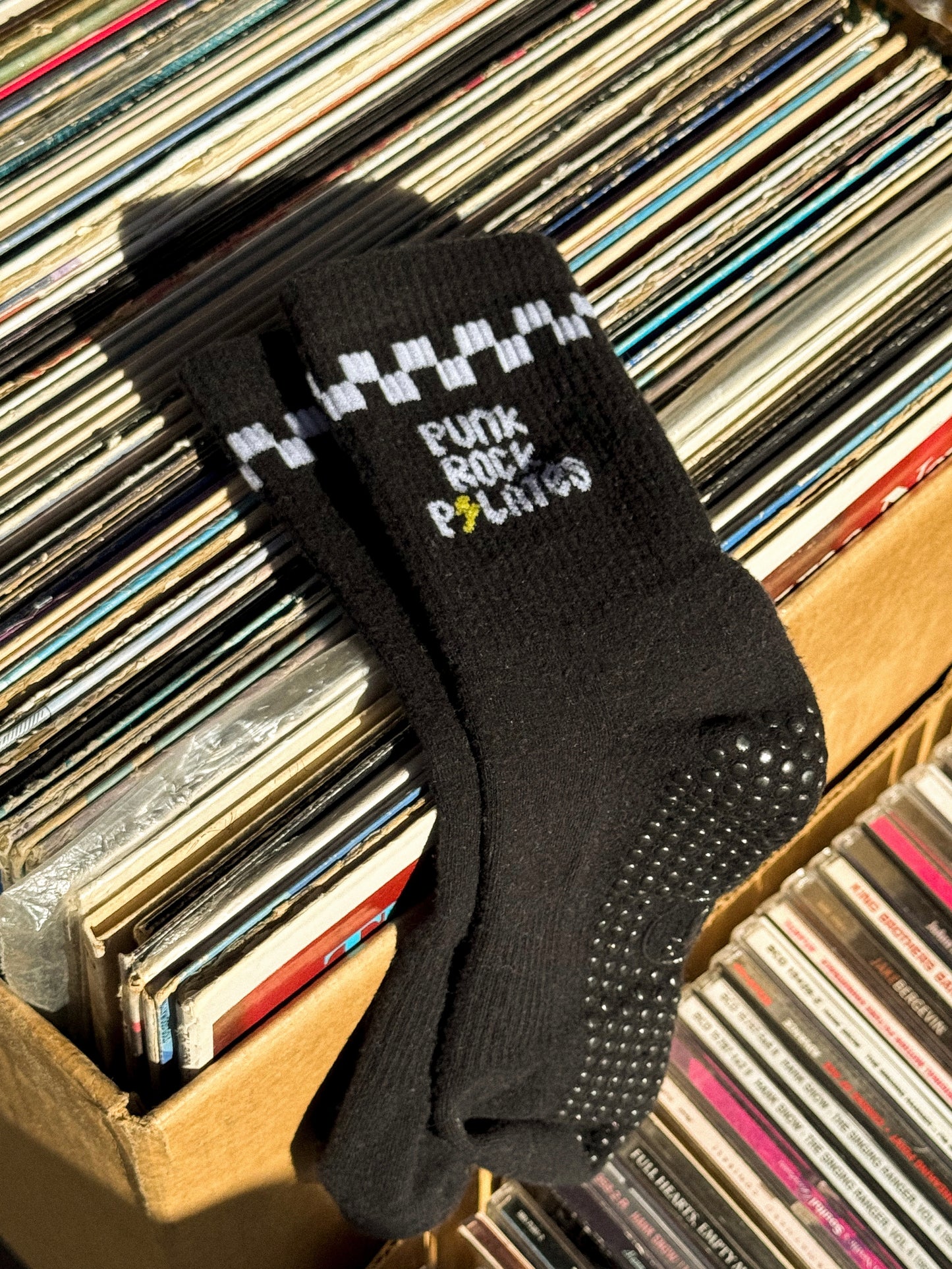 Punk Rock Pilates Grippy Socks